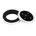 Keenso Car Interior Trim for BMW, Multimedia Center Button Idrive Controller Decal Start Button Cover for BMW X1 X3 X5 X6 F30 E90 F10 F18 F25 E60(7 Button Style3)