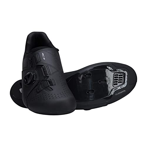 SHIMANO SH-RC300 Value-Packed Road Cycling Shoe, Black, 7.5-8 Men (EU 41)