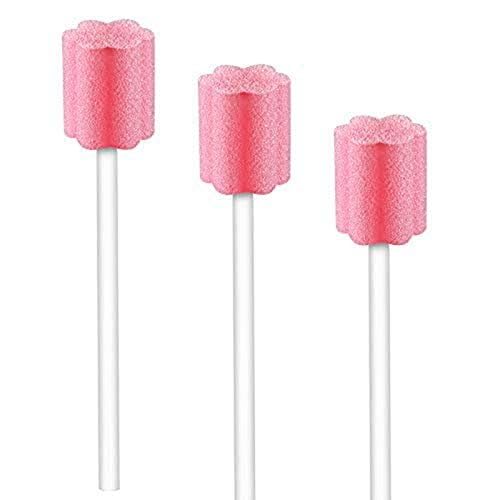 Disposable Oral Care Sponge Swabs(100Pcs Pink-image-25