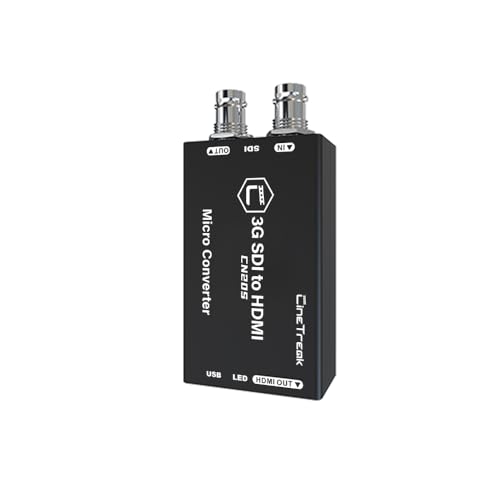 Convertidor SDI a HDMI CineTreak CN20S con salida loop SDI y soporte para visualización 3D Lut profesional 6