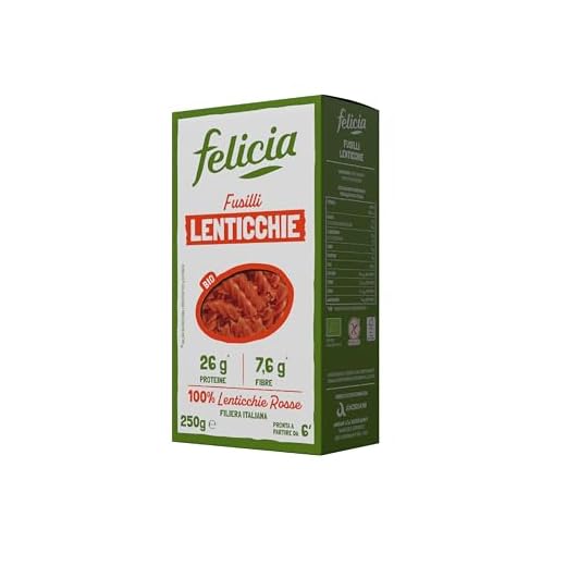 FELICIA Fusilli Lentichie 250g