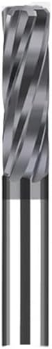 Carbide Machine Reamer Spiral 2.1 .3 .4 .5 .6 .7 .9 Metal Cutter Flutes CNC Chucking Cutting Tools Coated Steel(Coated2.2X20X50L)