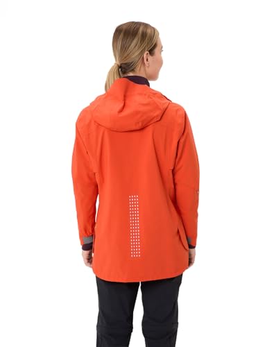 VAUDE Yaras 3in1 Doppeljacke Damen Fahrrad wasserdicht, Glowing Red, Gr. 36 – Ansicht 3