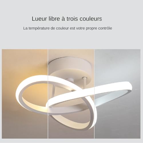 Plafonnier moderne design multifonction éclairage acrylique haute diffusion