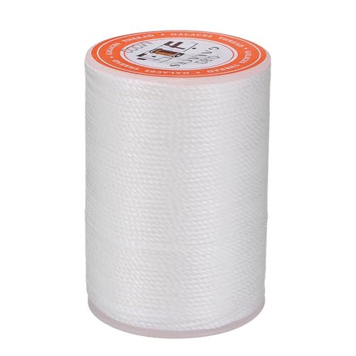 Hilo encerado para coser cuero 0.8mm, 60 yardas, poliéster miniatura 1