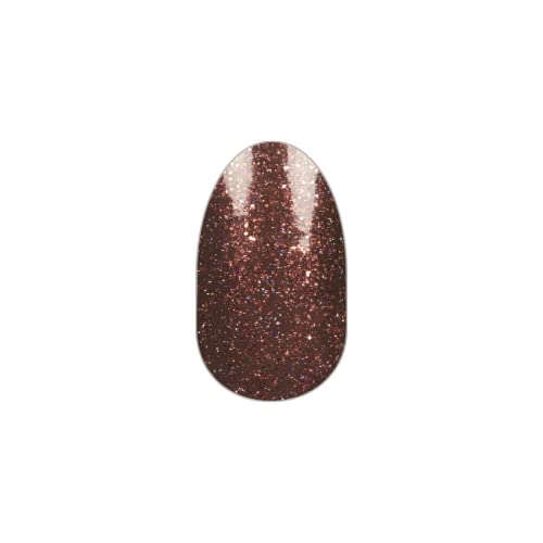 Color Street Brownie Points - Color Street Nail Strips - Thanksgiving 2021 Collection, FMG218, Brown Glitter