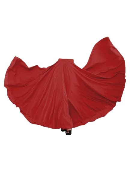Image of JYESHTA Women's American Crepe Flared A Line Stitched Long Skirt with 12 Mtr Flare 40 in Height | Skirts for Women Long Length | Long Skirts for Girls
