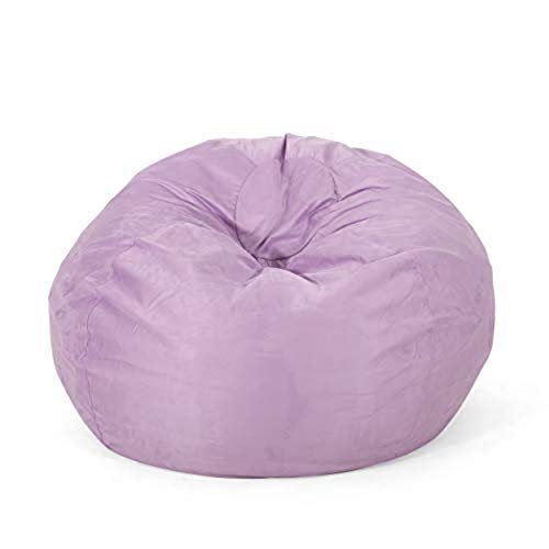 Christopher Knight Home Harrison Modern 5 Foot Microfiber Bean Bag, Lavender, Small #TOP11