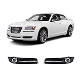 CONCEPT Fog Lights for 2011-2014 Chrysler 300 CHROME Fog Lights Lamps with Assembly Set L&R Side
