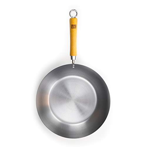 Wok Skinny de Acero al Carbono 12" School of Wok miniatura 5