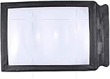 Größe: 315 x 195 x 1 mm, Spiegelgröße: 305 x 195 mm, Nettogewicht 52 g, Vergrößerung: ca. 5-fach;