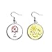 Produktbild Ohrringe mit Sonnenblumen-Motiv in Form einer Tomatenliebe, Art-Deco-Stil, Geschenk