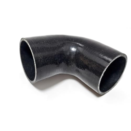 Image of ID 2.5'' 90 Degree Elbow Coupler Hose Silicone 4-Ply Reinforced Turbo Intercooler Intake Piping Hoses High Temp (ID 2.5 inch (63mm))