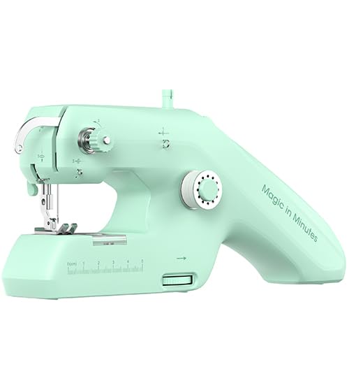 Machine à coudre portable double fil pour débutants avec point noué