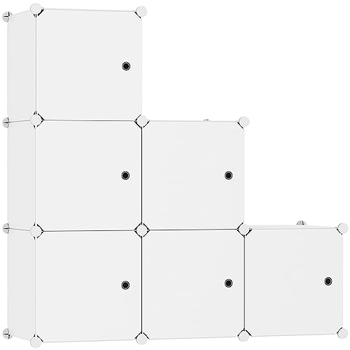 C&AHOME Organizador de Almacenamiento en Forma de Cubo con Puertas, Sala de Estar, 36.6 Pulgadas de...