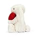 Jellycat Bashful Red Love Heart Bunny Stuffed Animal, Small 7 inches - Rabbit & Bunny Plush Toy - Classic Children's Gift - Valentine's Day Gift