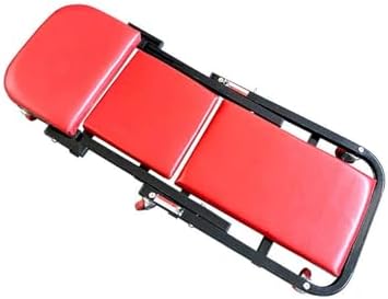 Low Profile Mechanic Creeper with 6 Swivel Casters, Z-Style Seat, Ideal for Garage & Home Use, Comfortable, Easy Mobility, Heavy-Duty Design