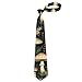 VAFZASC Ties for Men Boys Wedding Dance Prom, Fashion Skinny Neck Tie Mushroom Gifts