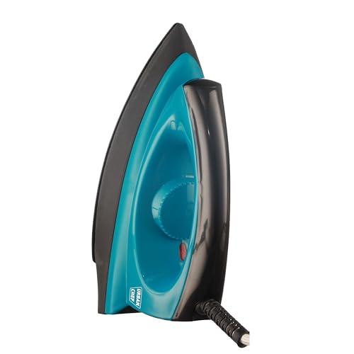 Image of Urban Chef Ease Pro Iron Press |1 Year Warranty|1000 Watt, Iron Box, Press Iron, Electric Iron,Dry Iron,Iron for Clothes, Press, Light Weight, Non-Stick Coated Heavy Sole Plate-Turquoise & Black