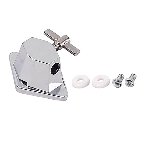 Yardwe Tom Drum Holder Mount Bracket Floor Tom Leg Bracket Metal Drum Base Plate Lightweight Durable