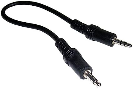 Short 3.5mm Stereo Jack to Jack Cable/Lead - 0.25M 25CM
