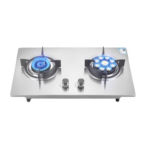 Réchaud Au Propane, Réchaud Au Propane Portable À 2 Brûleurs, Table De Cuisson À Gaz En Acier Inoxydable, Maximum 17742,4 BTU, Convient Aux Appartements...