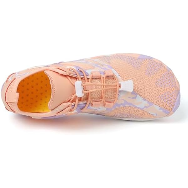 Générique Buty plażowe buty do wody dla kobiet i mężczyzn, buty plażowe, boso stopy, letnie sporty na świeżym powietrzu do wędrówek, pływania, rzeki, basenu, barefoot mężczyzn, Różowy, 39 EU