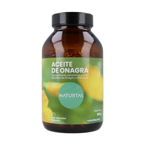 Aceite de Onagra 400 Perlas Naturitas Essentials: Suplemento natural para el bienestar hormonal 7 suplementos alimenticios