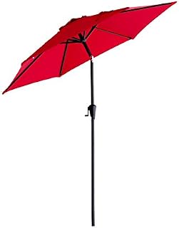 FLAME&SHADE 2.75m Outdoor Market Garden Parasol Patio Table Umbrella with Tilt and Crank