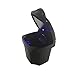 LANZI Accessoires d'intérieur Porte-pièces de cendrier de cendrier Bleu LED Bleue SUV Suzuki SX4 S-Croix Vitara Alto Swift Mk2 Gypsy cendrier (Color Name : Black)