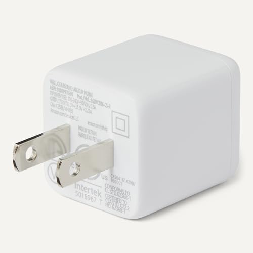 Amazon Basics 20W Fast Charging USB-C Nano GaN Wall Charger, 1-Port PD 3.1 for iPhone, Samsung, iPad, Tablets, Phones, Travel-Friendly Size, White - image 4