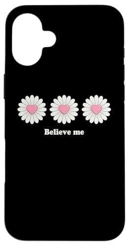 Believe me Daisy Plant Peace Love Smile Daisy Flower �X�}�z�P�[�X iPhone 16 Plus �p