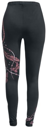 Leggings negros cómodos Full Volume que moldean la figura con atrapasueños 3