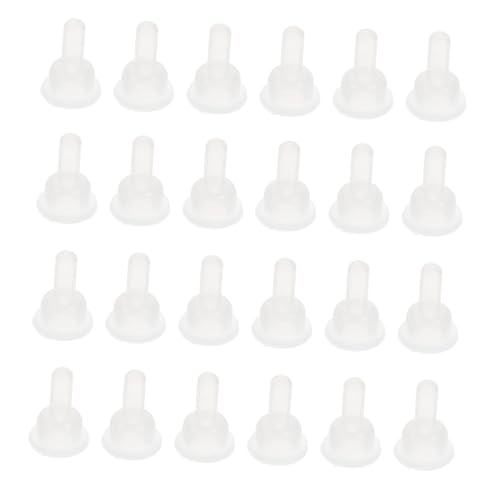 JOINPAYA 40Pcs Silicone Bunny Feeding Nipples Durable Pet Nurser Teats for Rabbits Kittens and Puppies Lightweight Design for Convenient Feeding