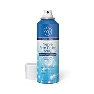 DCH Nerve Pain Relief Spray, Maximum Strength Lidocaine & Menthol, with Arnica & Aloe for Relief in Toes, Feet, Hands & Legs, Ideal for Neuropathy, 5 oz (1-Pack)