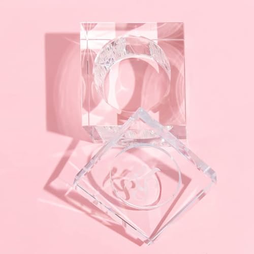 KIARA SKY Professional Nails Spill-Proof Dappen Dish with Lid for Holding Acrylic Liquid Monomer - Clear