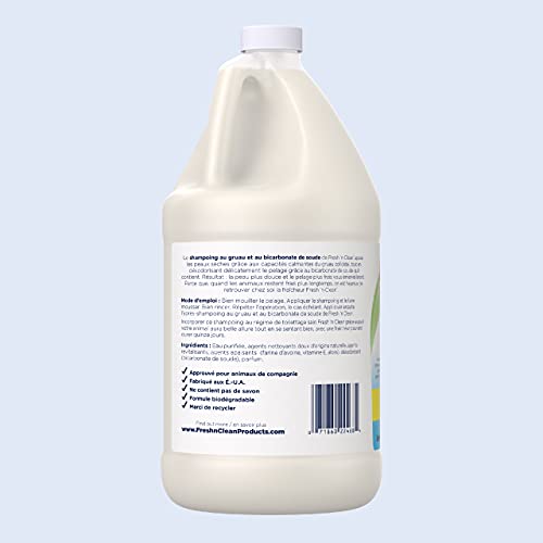 Petag Fresh 'N Clean Oatmeal 'N Baking Soda Dog Shampoo - Tropical Fresh Scent - Strengthens, Repairs, & Protects Your Dog's Coat - 64 Fl Oz #TOP1