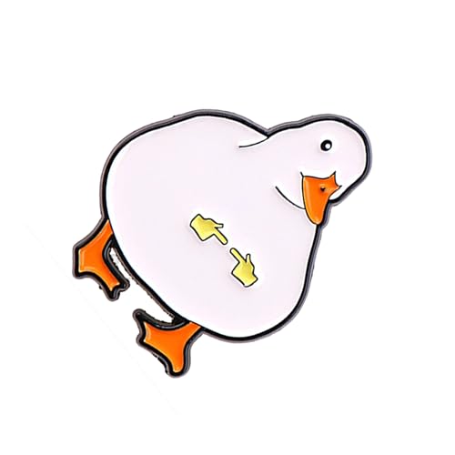 手作りの合金ダックブローチ動物型ラペルピンファッショナブルアクセサリーバックパック装飾衣料品のアクセサリーかわいい動物ピン