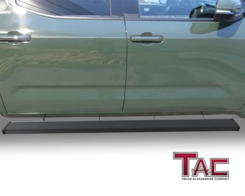 Estribos TAC Spear para Toyota Tundra CrewMax 2022-24, negro miniatura 3