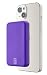 Produktbild Cellularline | Wireless Powerbank MAG 5000 | Tragbares Ladegerät kompatibel mit Mag Safe Ökosystem - Kapazität 5000 mAh - 7,5 W kabelloses Aufladen - 1 x USB-C 18 W - Für iPhone 12 und höher - Violett