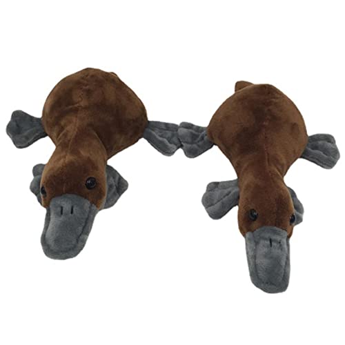 Anloximt Lebendiges Schnabeltier Stofftier, Realistisches 8-Zoll Kuscheltier - Niedliches Schnabeltier-Kissen Spielzeug für Mädchen & Jungen als Geschenk