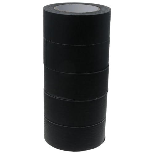 Image of Black Painters Tape 5 Pack 2 inch x 55 Yards General Purpose Paper Paper Painting Tape Medium Adhesive Colored Masking Tape Paint Projects