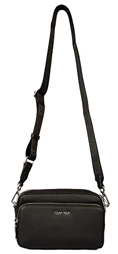 Calvin Klein Damen Umhängetasche Ck Must Camera Bag Klein, Schwarz (Ck...