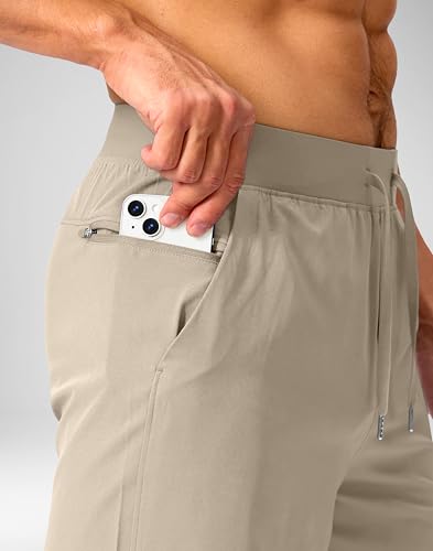 Image of Soothfeel Men's Running Shorts with Zipper Pockets 9 inch / 7 inch / 5 inch Quick Dry Eight Basketball Gym Workout Athletic Shorts