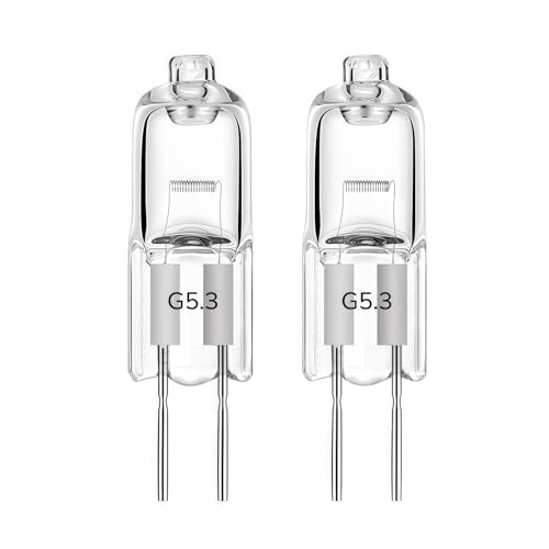 SNNYINZHE Actualice su iluminación con bombillas halógenas GU5.3 12v 24v 36v 220v 110v 20w 35w 50w 70w 100w 150w blanco cálido 3000k regulable para soporte de lámpara Mr16 (12V-35W/2PCS).