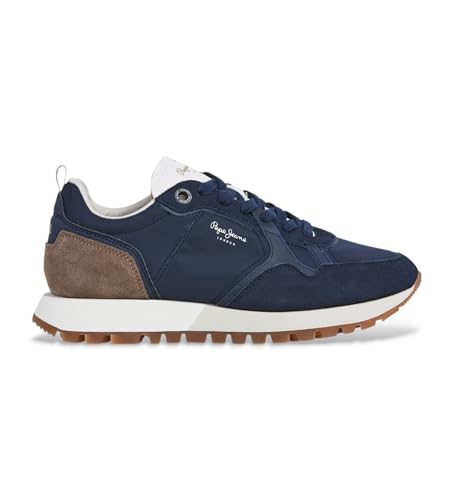 Pepe Jeans Homme Ari Club M Sneak : chaussures en toile respirante et baskets souples pour homme