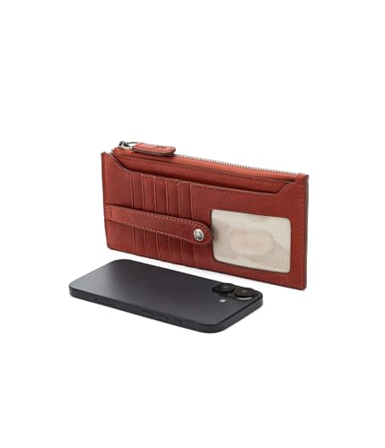 Image of Frye Women's Melissa Snap Card Wallet, Stylish Design with Holder & Slots, Compact for Purse