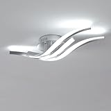 ⭐ [Hochwertige Materialien] Die LED-Deckenleuchte besteht aus hochwertigem Aluminium und verfügt über eine hohe Temperaturbeständigkeit und Rostschutzbeschichtungstechnologie, Korrosionsschutz, nicht leicht zu verformen und langlebig. Hoch durchscheinender Lampenschirm aus Acryl, bringt weiches und gleichmäßiges Licht.