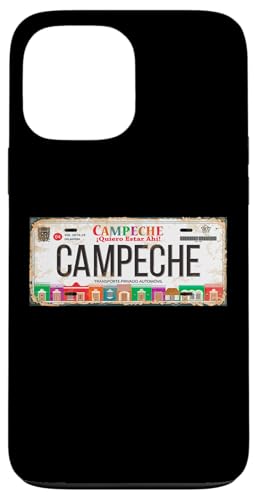 Campeche Mexico License Plate Mexican Travel Vacation Beach �X�}�z�P�[�X iPhone 13 Pro Max �p