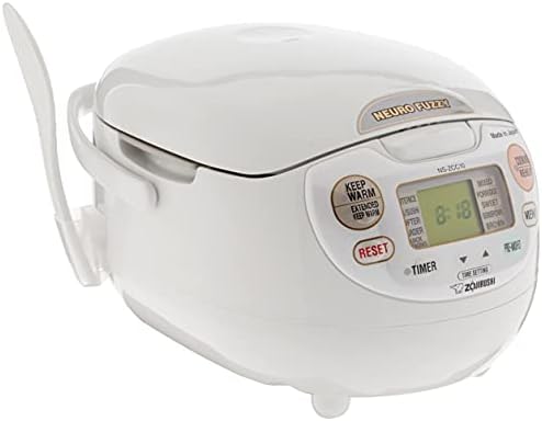 Zojirushi Ns ZCC10 Neuro Fuzzy Rice Cooker and Warmer (White)